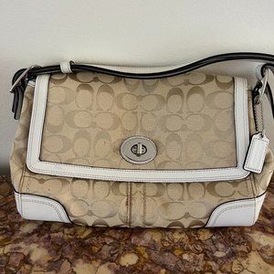 Coach Beige Medium Shoulder Bag, UC